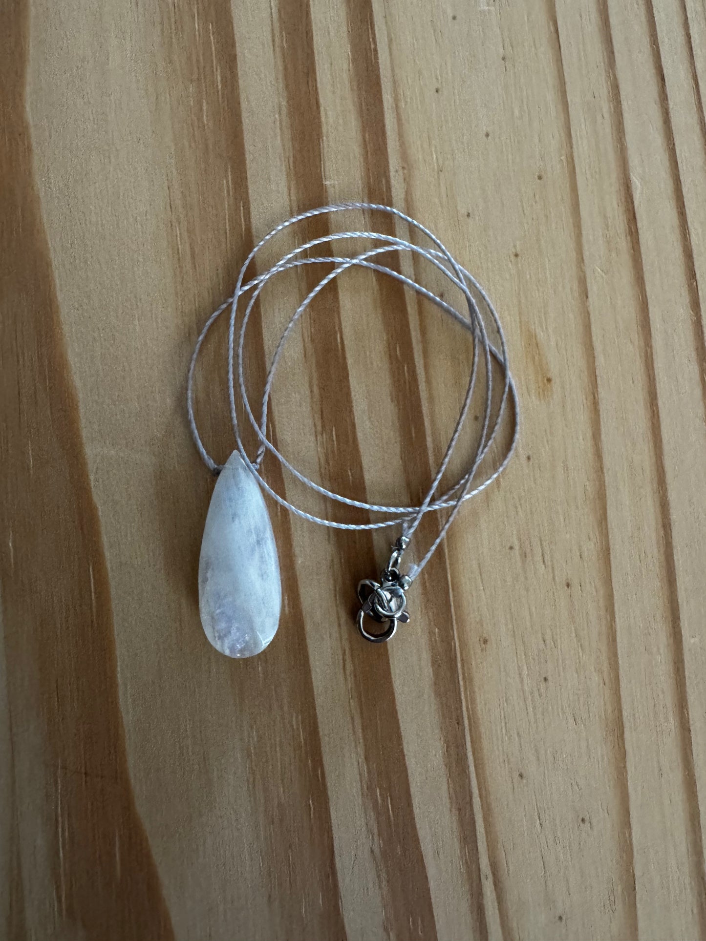Custom ~ Floating Necklaces with gemstone ~ Stainless steel