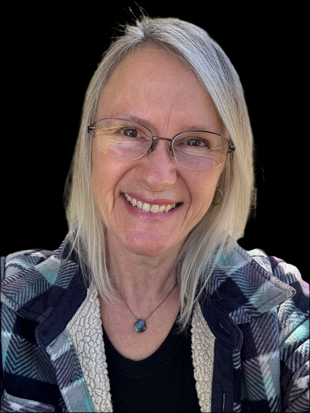 Dainty Blue Flash Faceted Labradorite Floating Minimalist Pendant Necklace ~ Sterling Silver Clasp