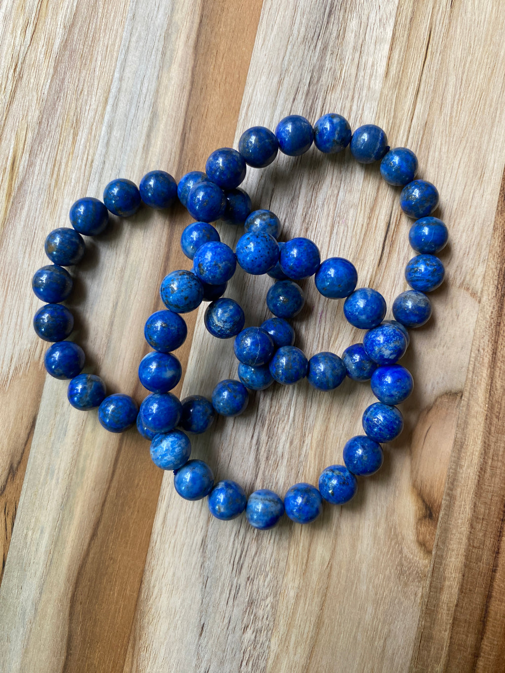 Blue Lapis Stretch Bracelet - My Urban Gems