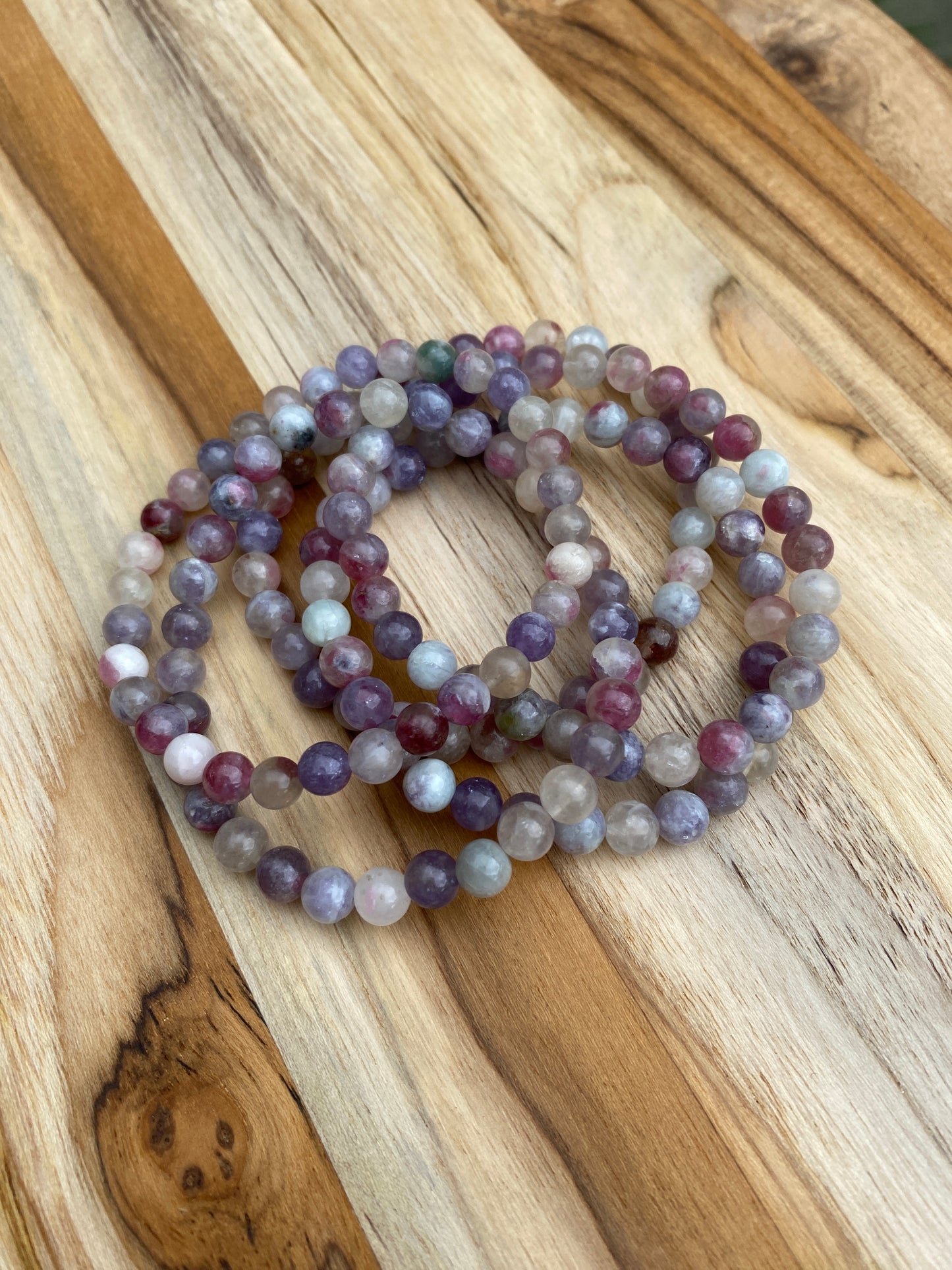 Dainty Unicorn Stone Beaded Stretch Bracelet