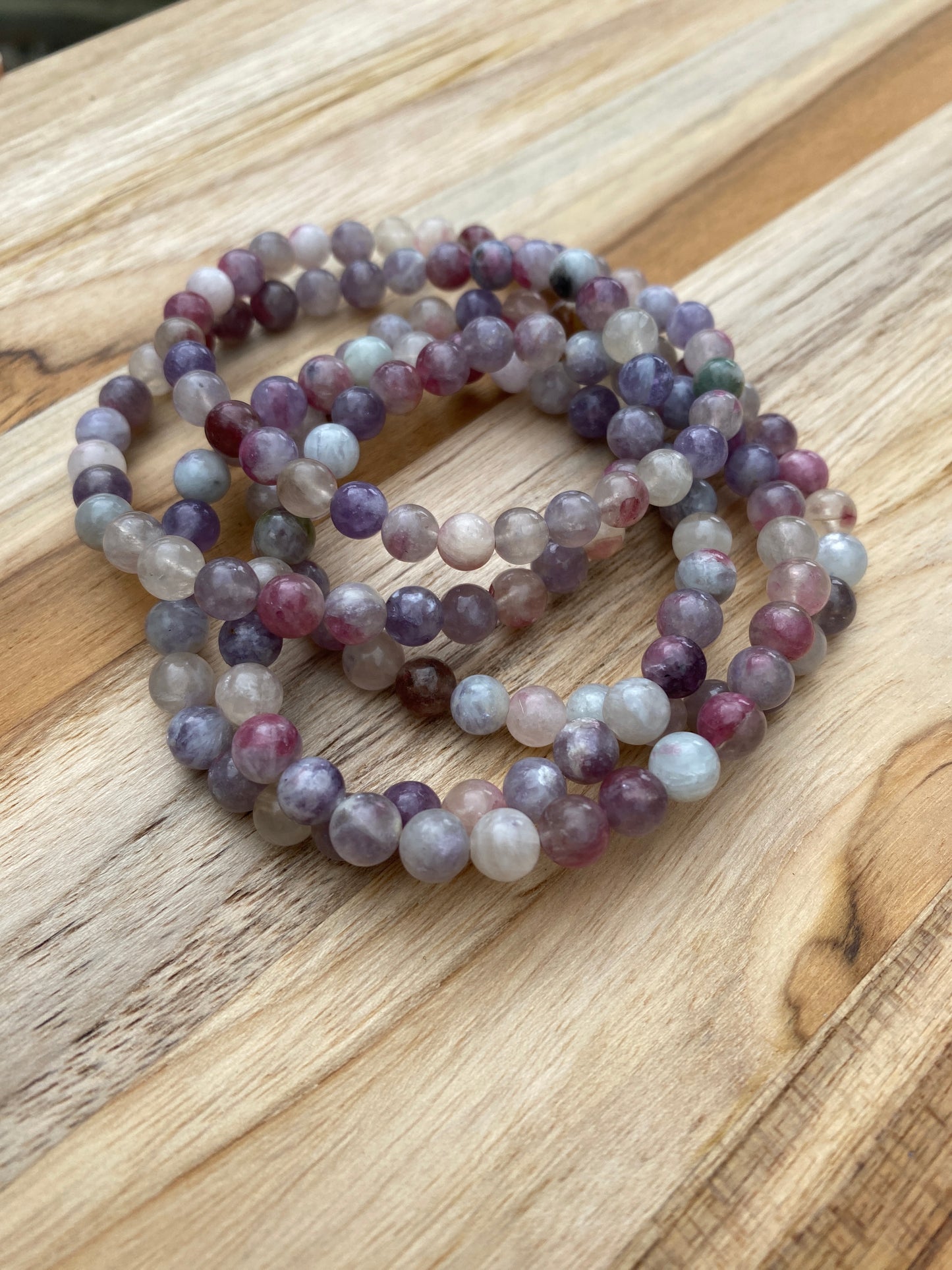 Dainty Unicorn Stone Beaded Stretch Bracelet