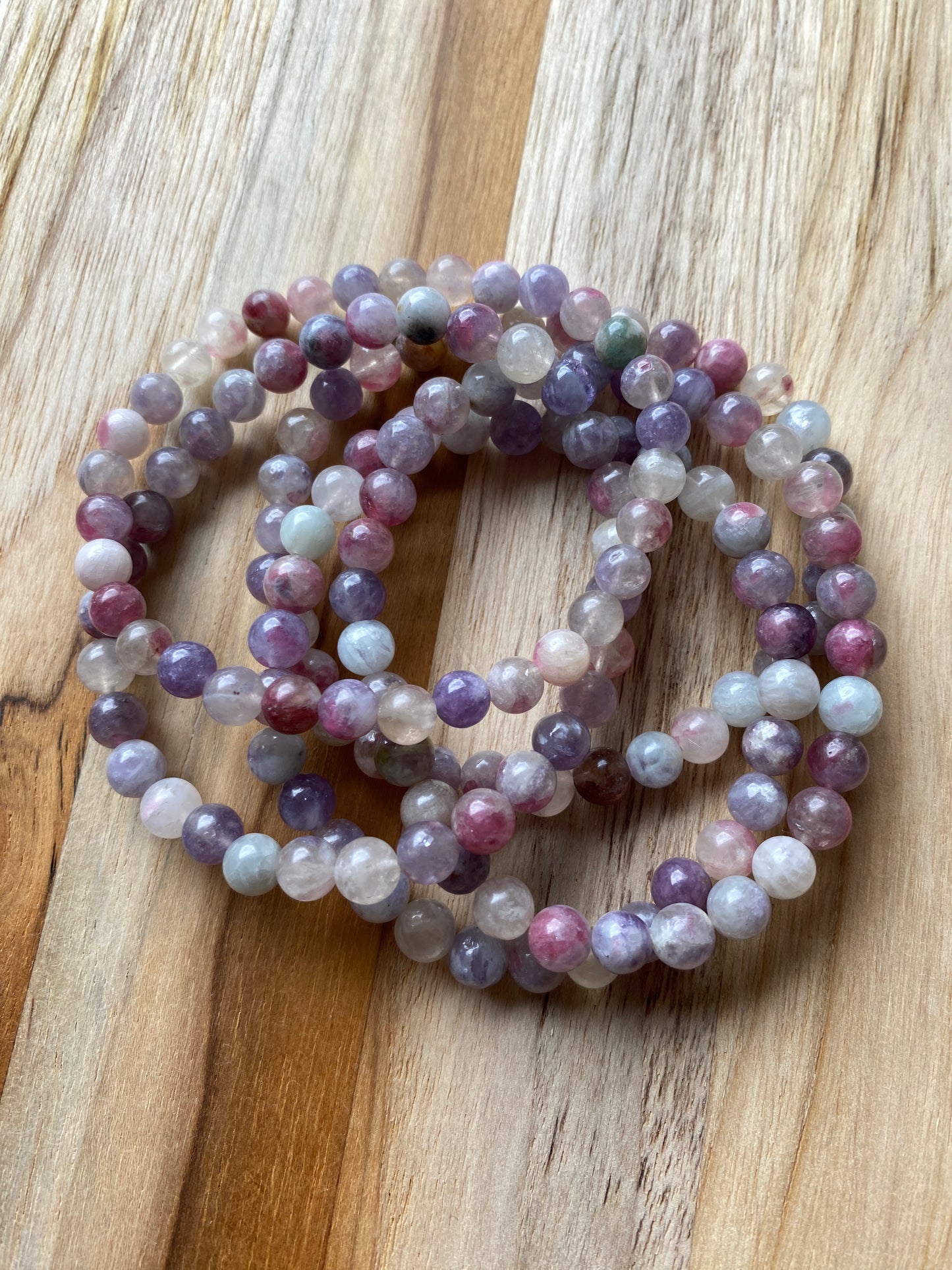 Dainty Unicorn Stone Beaded Stretch Bracelet