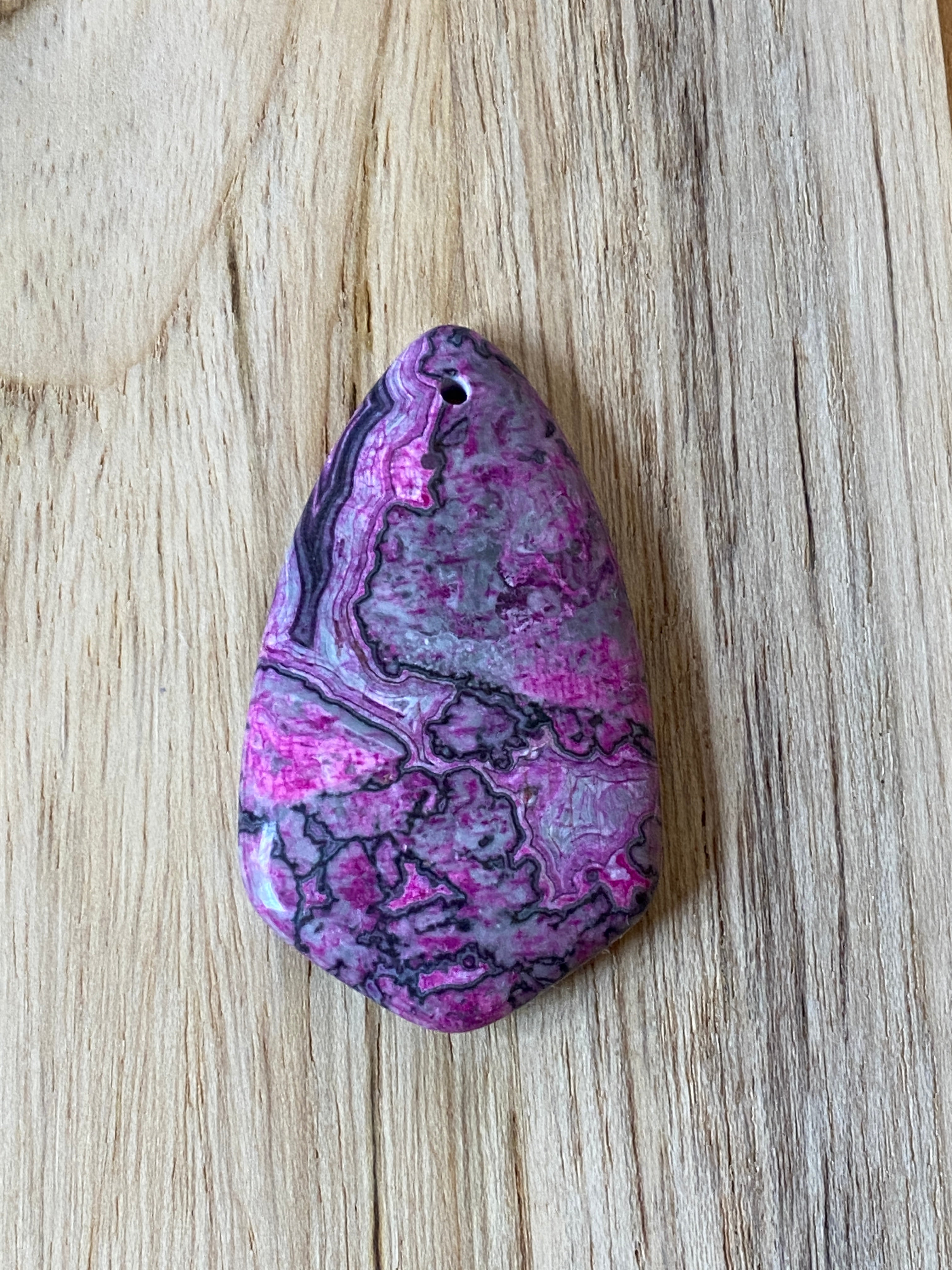 Crazy Lace Agate Pendant Bead