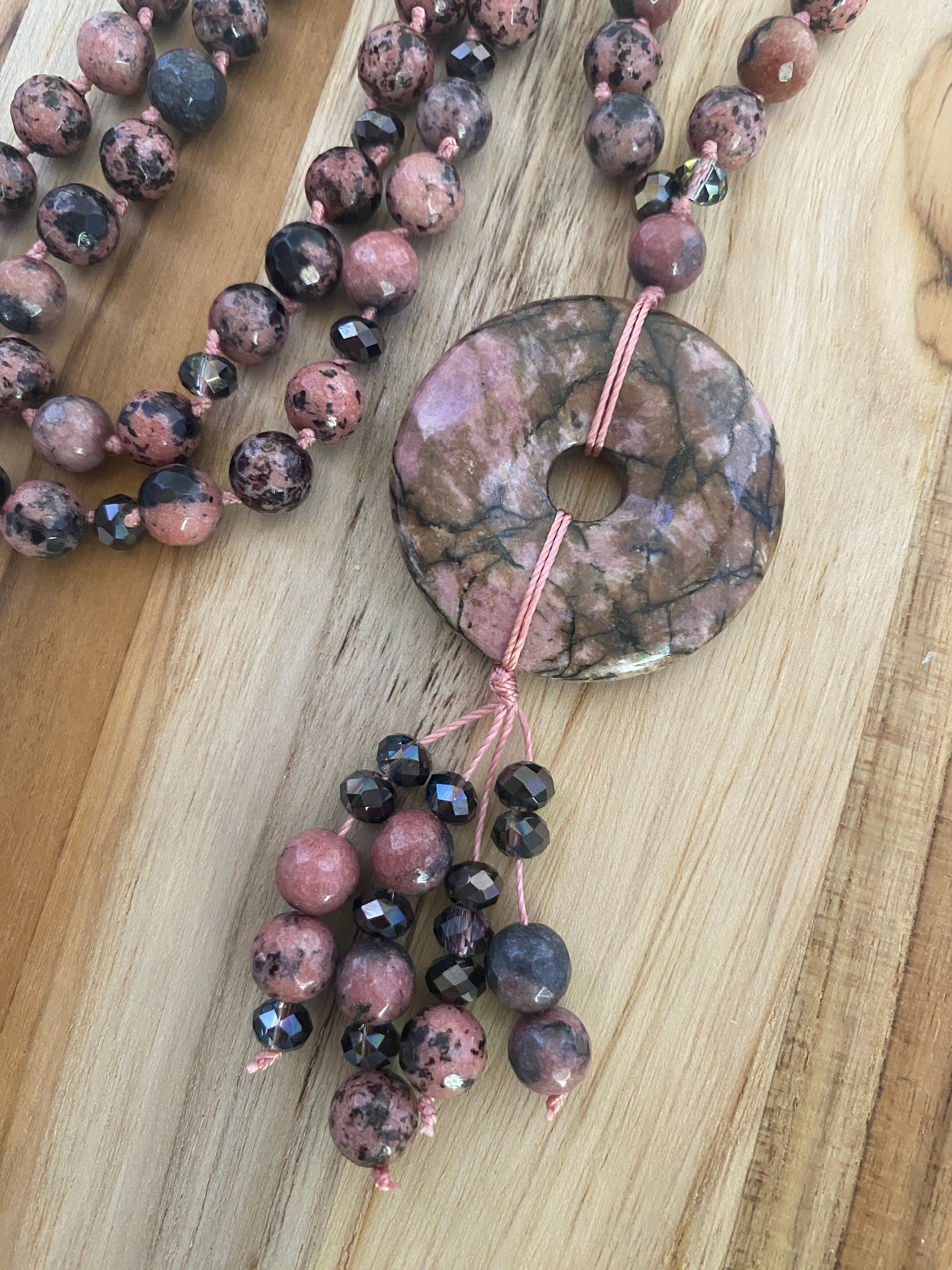 Lucky Donut Goldstone Necklace | Crystal Energy GUAM