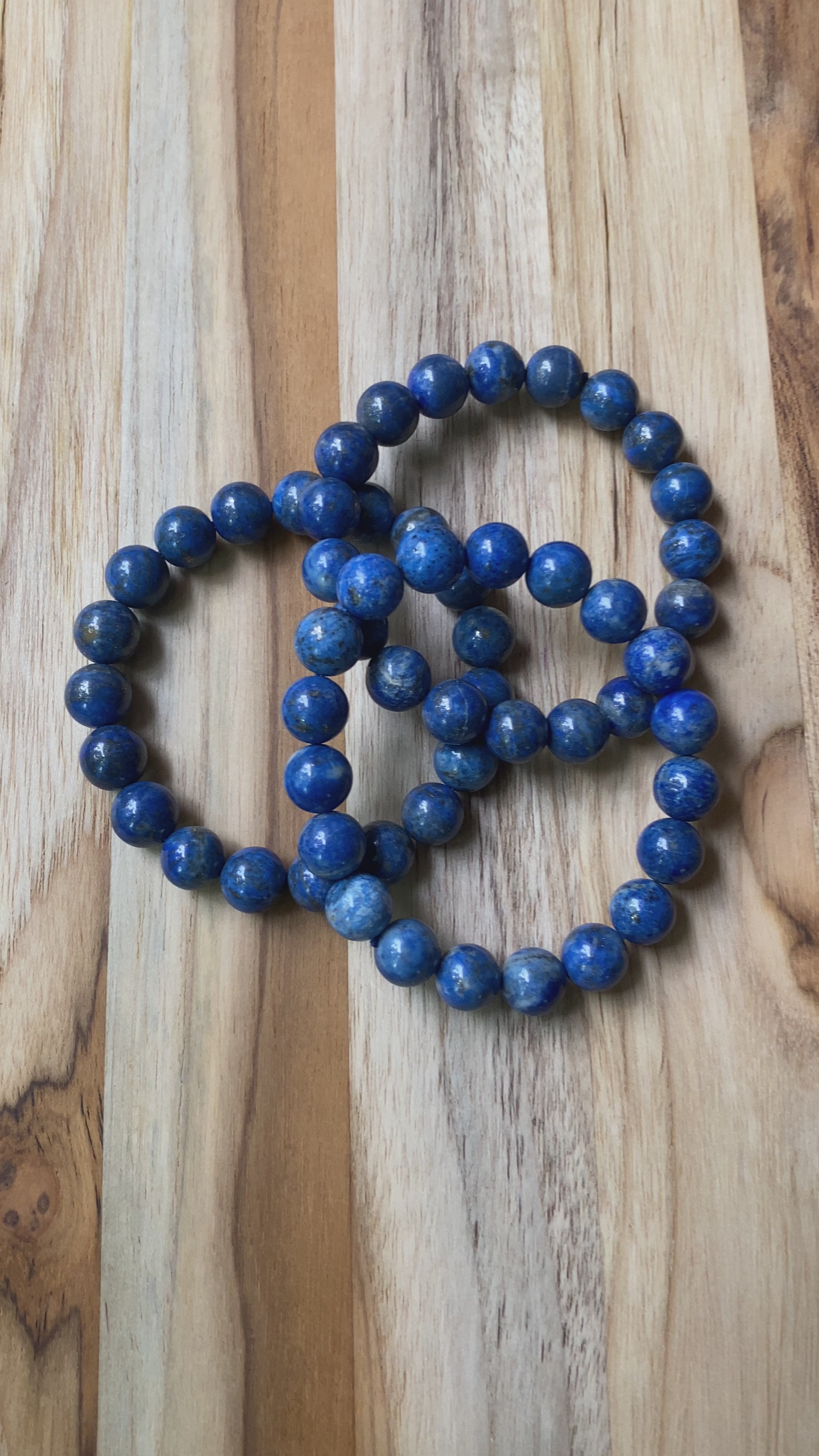 Blue Lapis Stretch Bracelet - My Urban Gems