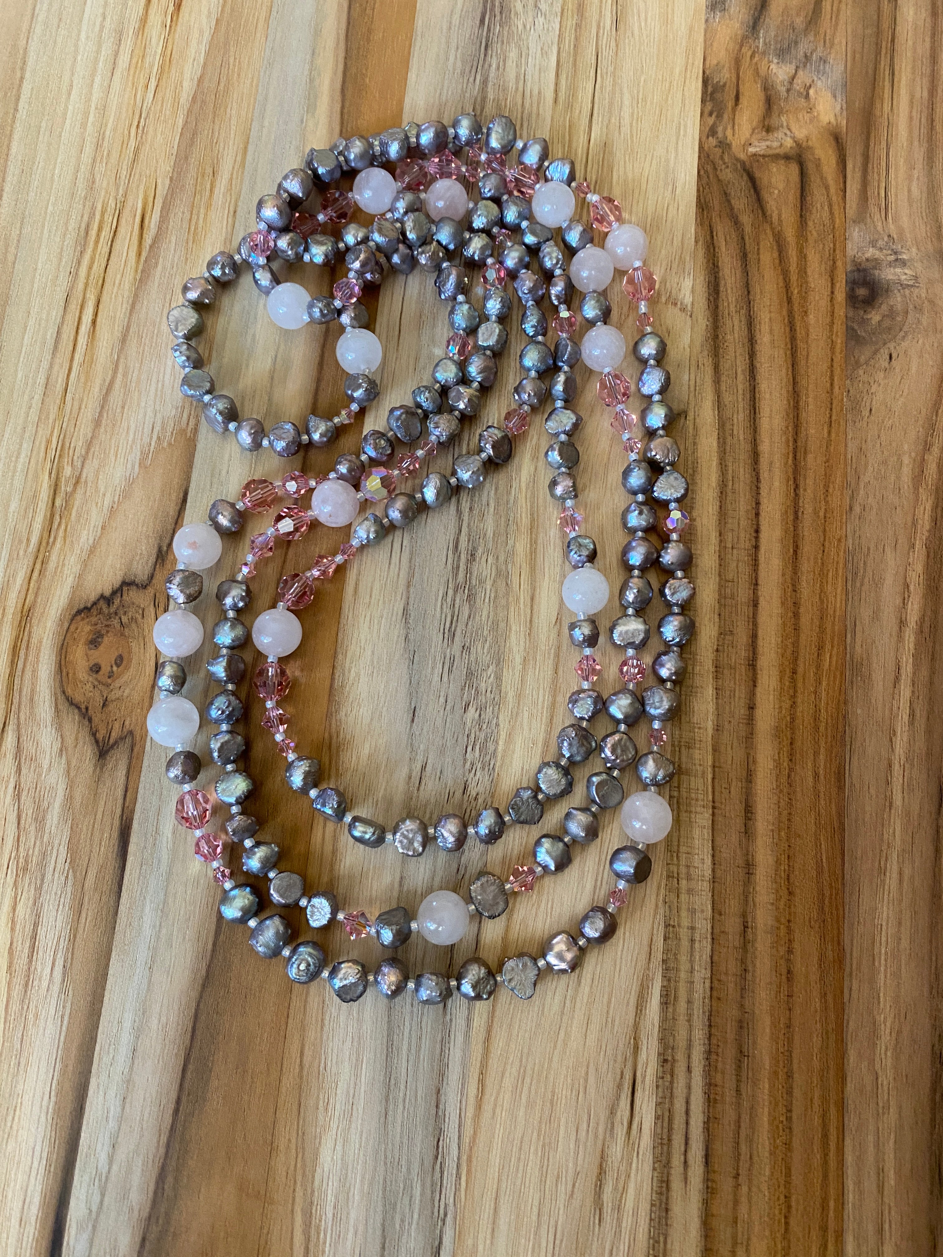 Long on sale pearl beads